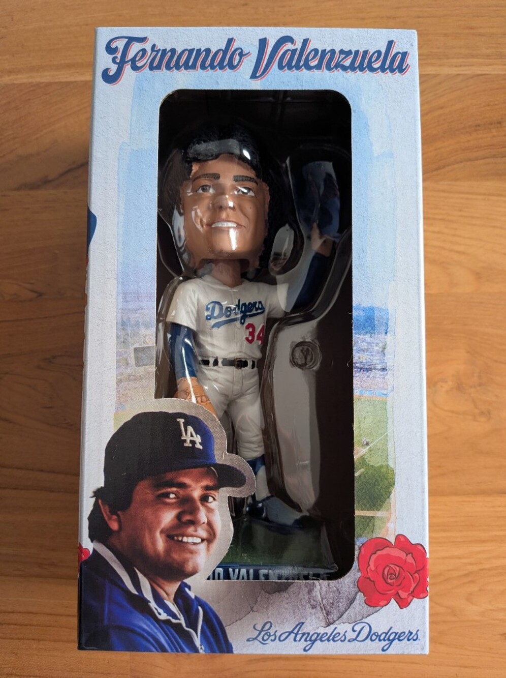 Fernando Valenzuela #34 Dodgers Bobblehead NIB Bank of America 💙⚾️